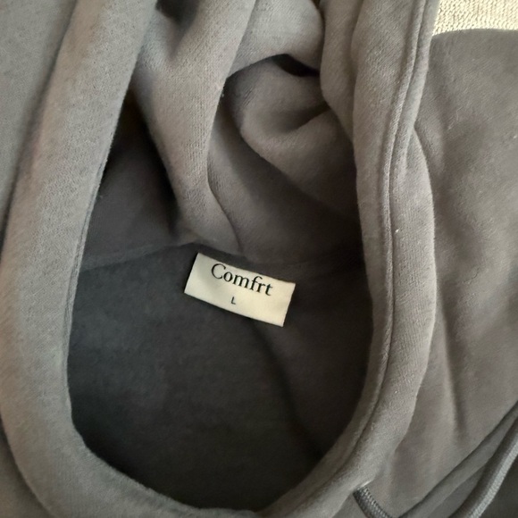 Comfort Airplane Mode Travel Sweatpants and Hoodie in Steel Grey - Picture 5 of 10